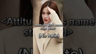 Attitude girls name start with||comment||#shorts#youtubeshorts#ak#design