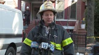 FDNY officials provide an update on an all-hands fire in the Bronx