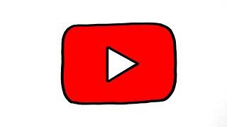 Cara Menggambar Logo Youtube Dengan Mudah