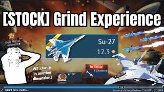 𝗨𝗡𝗖𝗔𝗡𝗡𝗬 [STOCK] Su-27 Grind Experience!| Awesome & Funny Moments HERE!(I mean, I die all the time)