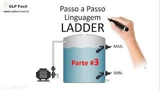 Vídeo #3/3 - Passo a passo da Linguagem LADDER para CLP / PLC - Controle de Nível