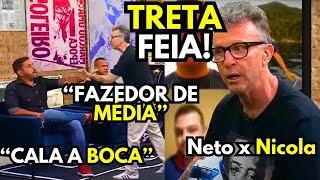 BOMBA! A CONFUSÃ0 ENTRE NETO E NICOLA AO VIV0!