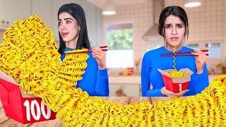 چالش غذای یک لایه یا صد لایه  FOOD CHALLENGE