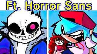 Friday Night Funkin' Vs Horror Sans FULL WEEK | Midnight Hunger (FNF Mod/Undertale/Ft. Horror Sans)