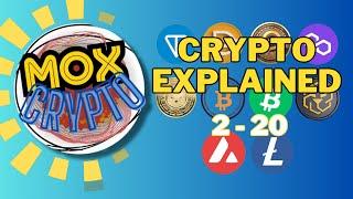 Understand CRYPTOCURRENCY - in a nutshell | MoxCrypto | 10 Coins Part 2