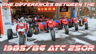 The Differences Between The 1985 & 1986 Honda ATC 250R Three Wheelers