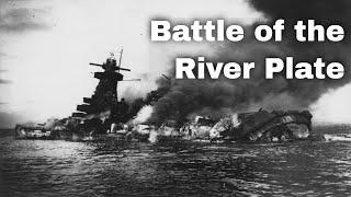 13th December 1939: Battle of the River Plate takes place off as the first major naval battle of WW2