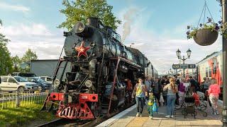 Туристический ретро-поезд в Карелии «Рускеальский экспресс». Полное погружение в конец XIX века