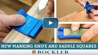 Marking Accurate Layout Lines with Saddle Squares and Marking Knife