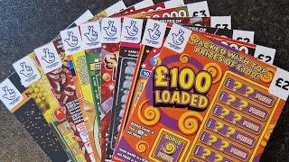 £30 Mix of UK Allwyn National Lottery Scratch Cards. Battle For The Crown 