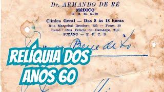 SUZANO: RECEITA MÉDICA RARA DE ARMANDO DE RÉ - VOCÊ NUNCA VIU | TEMPORAL DESTRÓI CARROS EM 1985