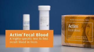 Actim Fecal Blood test procedure - English 2020