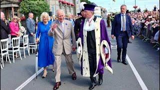 ROYAL VISIT GUERNSEY 2024 - His Majesty King Charles III and Her Majesty Queen Camilla