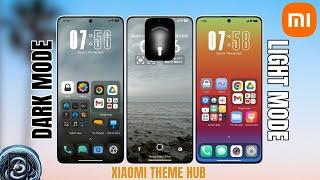 Xiaomi Theme With Dual iCon Style Dark Mod And Light Mode | Xiaomi Theme Hub