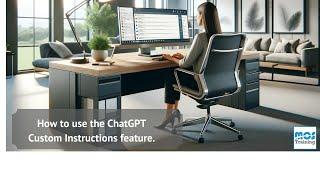 How to use ChatGPT Custom Instructions.