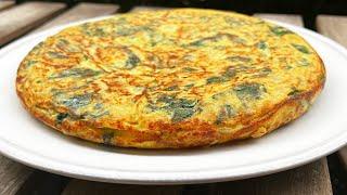 Spanish Omelette with Spinach