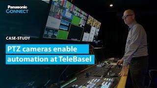 Panasonic PTZ solutions ensure high level of automation at Telebasel's new TV studio