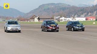 Familienauto-Test: Renault Grand Scénic, Skoda Octavia und Suzuki Vitara