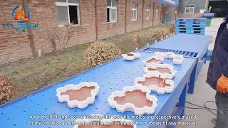 How to make concrete paver block with vibration table and mixer machine?