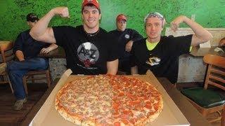 30" EXTRA CHEESY "Big Philly" Pizza Challenge!!