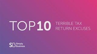 Top 10 Terrible Tax Return Excuses 2019 - Simply Business