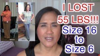 How I Lost 55 pounds in a year!