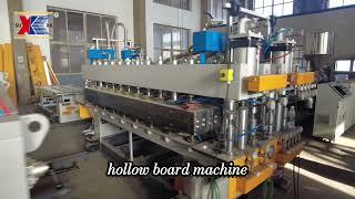 #hollow_profile_sheet_extrusion_machine #thin_hollow_profile_sheet_extrusion_machine www.dlxinke.com