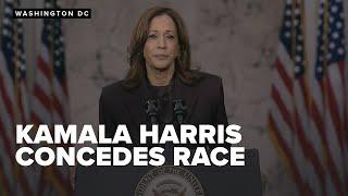 FULL SPEECH: Kamala Harris concedes presidential race to Donald Trump