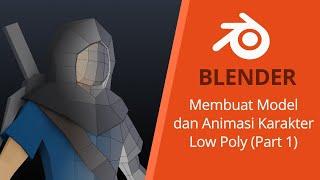 Blender Tutorial - How to Make Low Poly Character (Part 1 - Modeling)