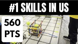 #1 Skills in US - 560 Points! VEX IQ Rapid Relay | Chewbotca