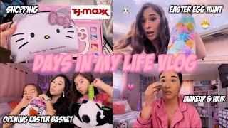 DAYS IN MY LIFE VLOG: Easter party, hello kitty hunting, grwm, & family time