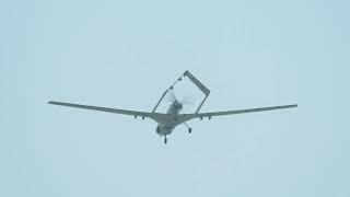 Bayrakter TB-2 UCAV of Bangladesh Army flying over Dhaka