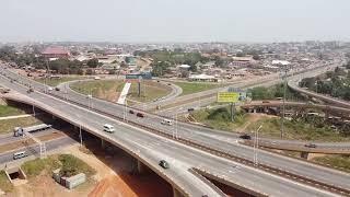 Kumasi in Perspective #Kumasi #Interchange #Kumerica #Sofoline #AshantiRegion #Sunset Drone Gh