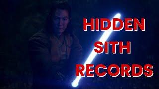 The Acolyte: The Jedi Kept Hidden Sith Records!