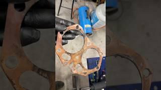 Cylinder head  gasket is leaking  #motorcycle #norton #mechanic