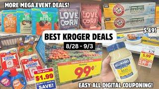 BEST KROGER DEALS | KROGER MEGA EVENT DEALS | SAVE MONEY ON GROCERIES & HOUSEHOLD ITEMS | 8/28 - 9/3