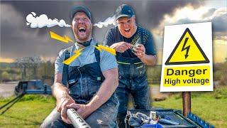 We Got ELECTROCUTED Whilst Fishing! | Jamie Hughes vs Andy May
