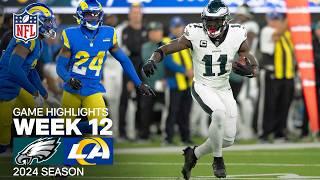 Philadelphia Eagles vs. Los Angeles Rams Game Highlights | NFL 2024 Season Week 12