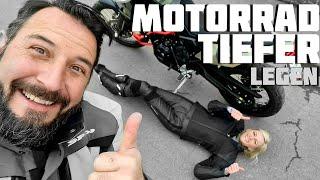 Motorrad tiefer legen | Optionen