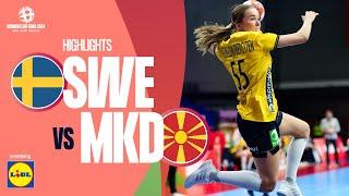 Sweden  North Macedonia | Highlights | Women’s EHF EURO 2024