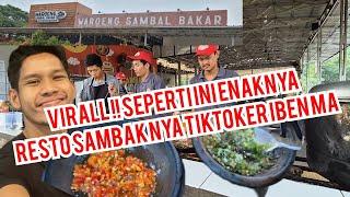 SAMBAL DIBAKAR !! KAYA APA  WAROENG SAMBAL BAKAR BABAKAN PUNYA TIKTOKER IBEN MA PENUH SENSASI PEDES