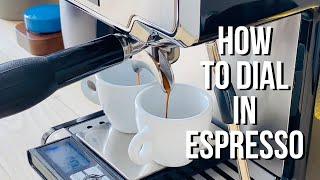 Dialing in espresso #1 : light roast coffee