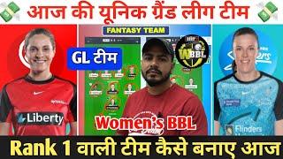 MR-W vs AS-W Dream11 Prediction ! Melbourne Renegades Women vs Adelaide Strikers Women Dream11 Team