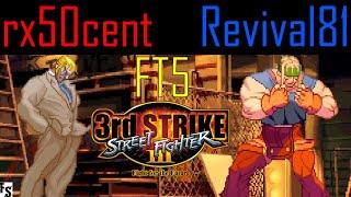 Street Fighter III: Third Strike - rx50cent [Urien] vs Revival81 [Alex] (Fightcade FT5)