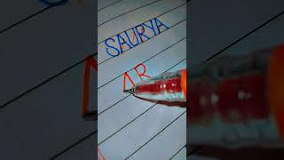 #Saurya name logo️️️️(Created by Yash g) #folk #song #music #telugu #ravanna #sharath #swamy