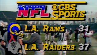 Battle Los Angeles Gets Wild in the 4th! (Rams vs. Raiders 1982, Week 15)