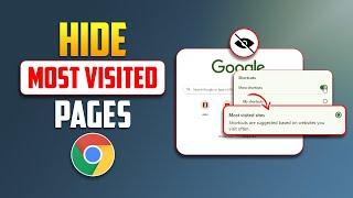 How to Hide Most Visited Websites in Google Chrome on PC | Disable Shortcuts in Google Chrome