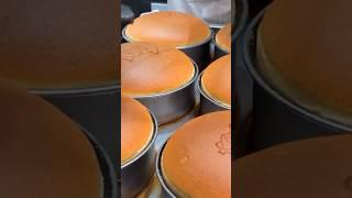 Japanese fluffiest jiggly cheesecake- Korean street food #shorts #cheesecake