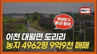 [이천토지] 묵혀두기 좋은 농림지역 토지 5962평 매매 평당20만원