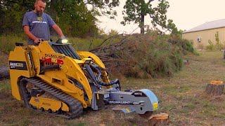 This is an Awesome Stump Grinding Setup